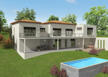 Villa Speos plan de villa et demeure 3D Le Pontet