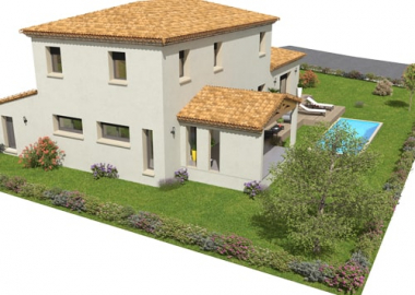 Villa Speos plan de villa et demeure 3D Vaucluse