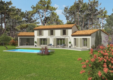 Villa Speos plan de Mas et Bastide provençale 3D Vaison-la-Romaine
