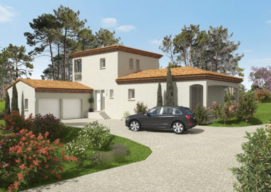 Villa Speos plan de maison à étage traditionnelle 3D Vaison-la-Romaine