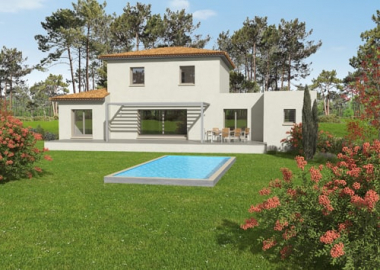 Villa Speos plan de maison 3D contemporaine et traditionnelle Vaison-la-Romaine