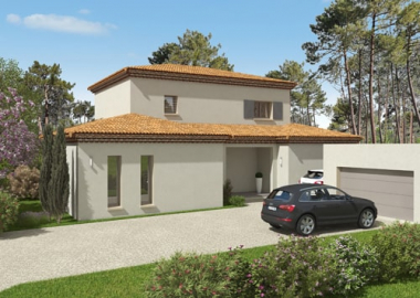Villa Speos plan de maison 3D contemporaine et traditionnelle Vaucluse